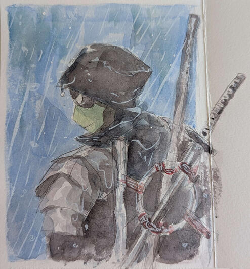the last ronin (birthday card)