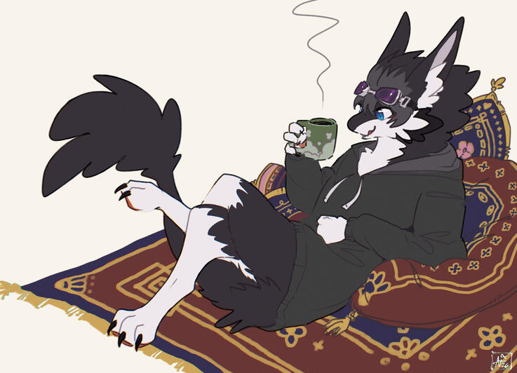 art trade with @usuallyyogurt on Twitch